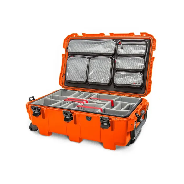 Photo de NANUK™ 962 - Valise de Protection Orange avec Séparateur et Organisateur Kit Photo