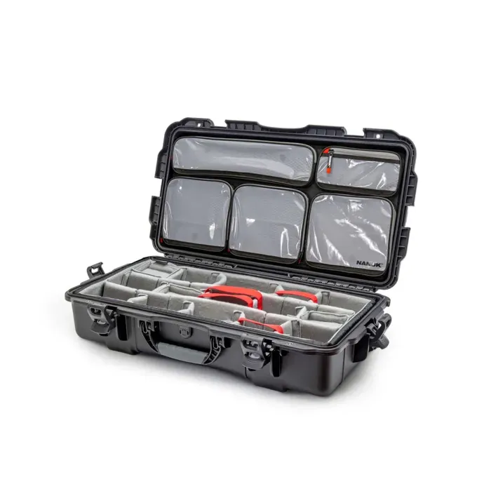 Photo de NANUK™ 980 - Valise de Protection Noire avec Séparateur et Organisateur Kit Photo