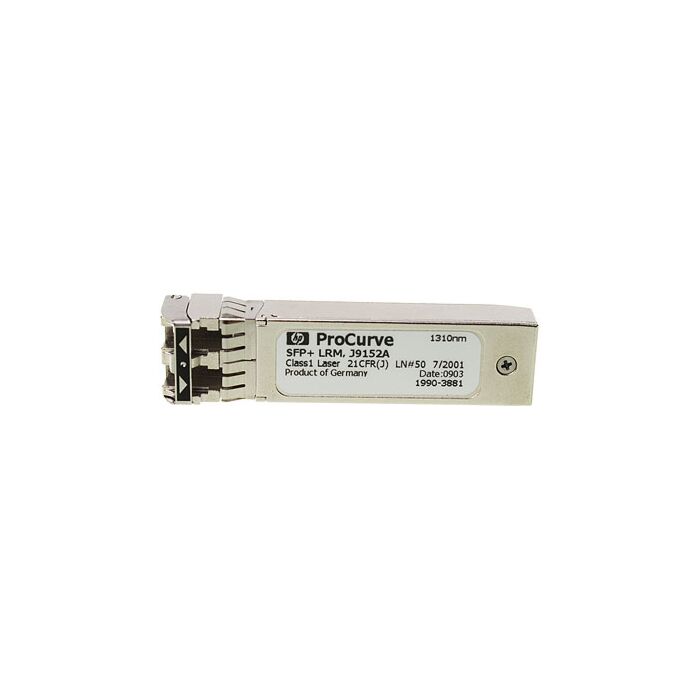 HP X132 10G SFP+ LC LRM Transceiver - J9152A HP X132 10G SFP+ LC LRM Transceiver - J9152A