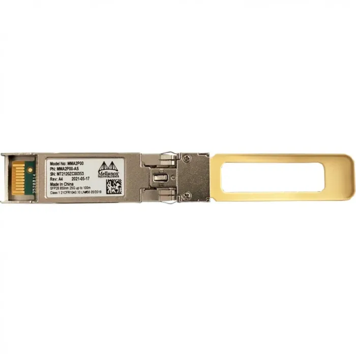Module optique Mellanox MMA2P00-AS SFP28 25GbE MMF 850nm 100m Module optique Mellanox MMA2P00-AS SFP28 25GbE MMF 850nm 100m