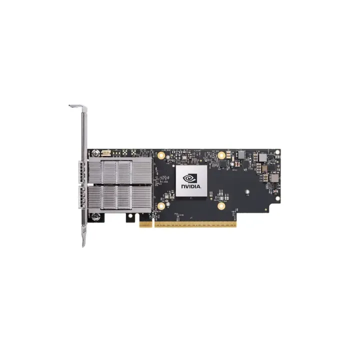 Vue de dessus de NVIDIA Connect-X 7 MCX755106AC-HEAT Vue de dessus de NVIDIA Connect-X 7 MCX755106AC-HEAT