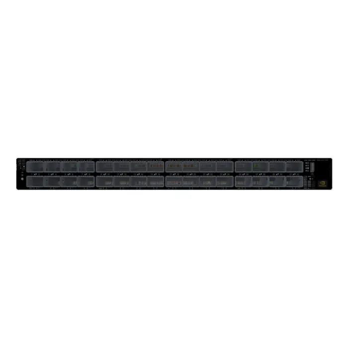 NVIDIA Quantum-2 QM9790 InfiniBand Unmanaged Switch Port-to-Cable Airflow 64×400 Gb/s face NVIDIA Quantum-2 QM9790 InfiniBand Unmanaged Switch Port-to-Cable Airflow 64×400 Gb/s face