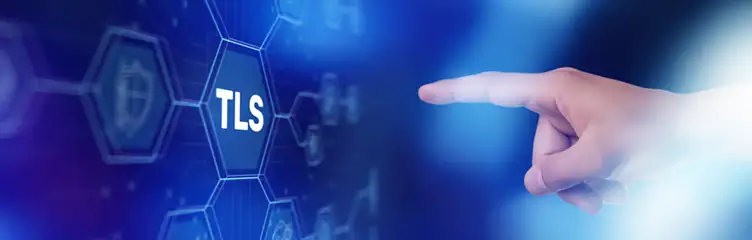 Illustration du protocole TLS utilisé pour sécuriser les échanges et le chiffrement des données en transit