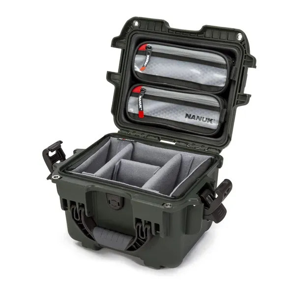 NANUK 908 olive séparateurs kit photo