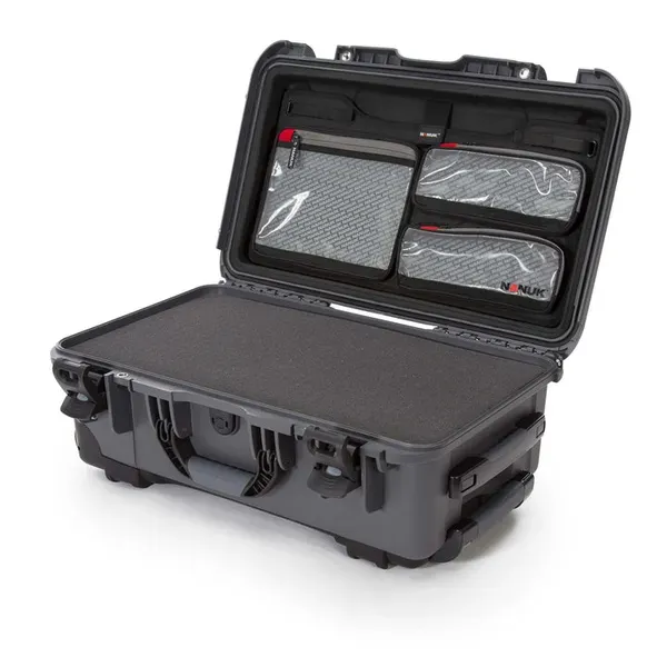 Nanuk 935 graphite avec mousse et organisateur de couvercle