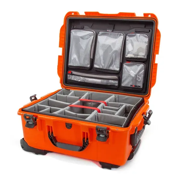 Nanuk 955 orange séparateurs kit photo